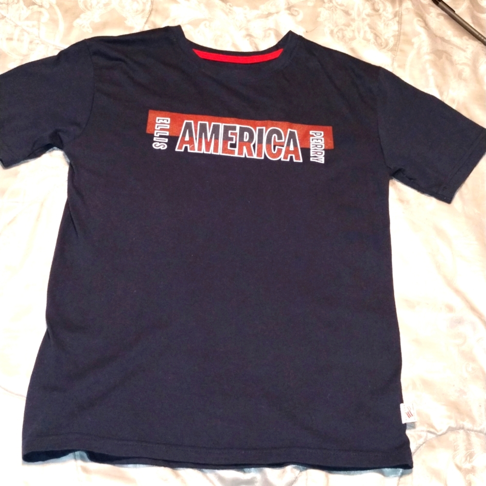 Perry Ellis America T-Shirt Boys Sz L 14/16) Pre-Owned (Great Condition)!!!!